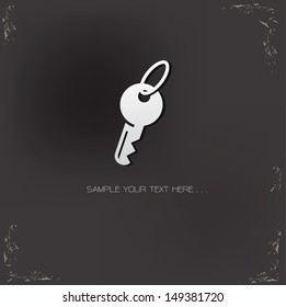 Key symbol,vector