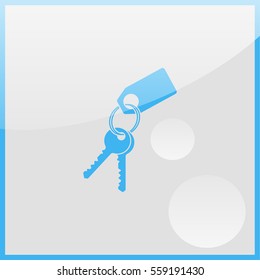 Key with tag.