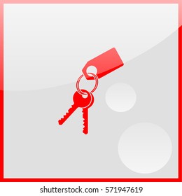 Key with tag.