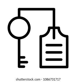 Key Tag Hanging 