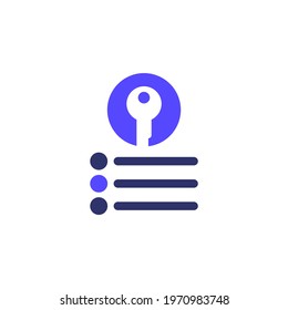 key takeaway icon, vector design