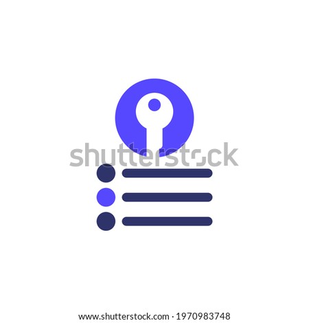 key takeaway icon, vector design