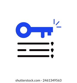 Diseño gráfico de logotipo moderno de tendencia simple plano aislado en blanco. concepto de destacar los puntos principales en el informe o