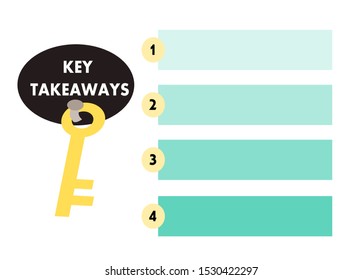 Key Takeaway Images, Stock Photos & Vectors | Shutterstock