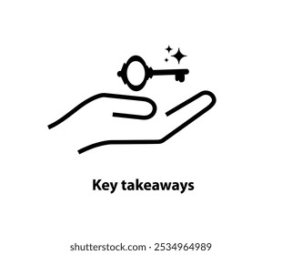 Key takeaways text on white background