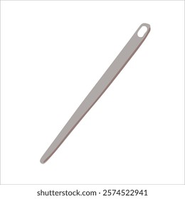 A key tool in the Korean dalgona candy game—a needle used for carving intricate shapes. This humble instrument turns the candy challenge into a true test of precision