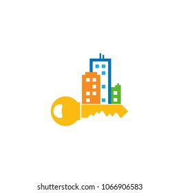 Key Town Logo Icon Design