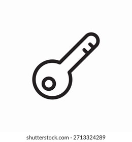 key unlock icon sign vector