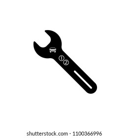 key for unscrewing screws 