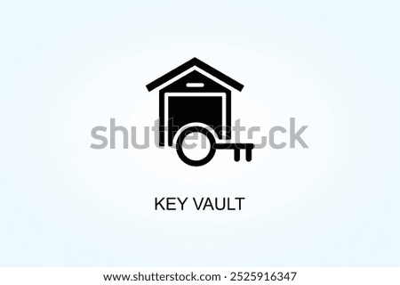 Key Vault Vector Or Logo Sign Symbol Illustration