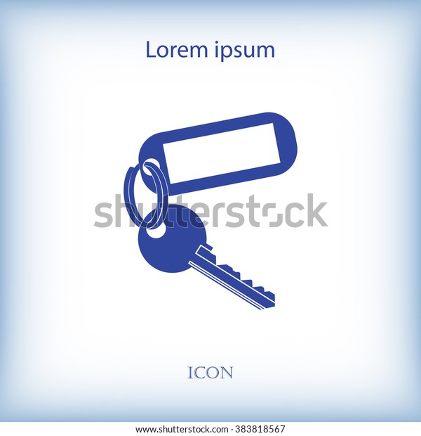 Key\
Vector Blank Square Key chain with Ring for\
Key
