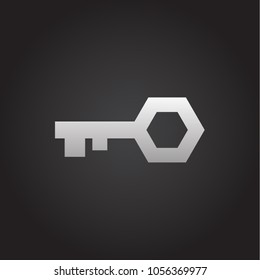 key vector drawing