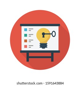 key vector flat color icon 