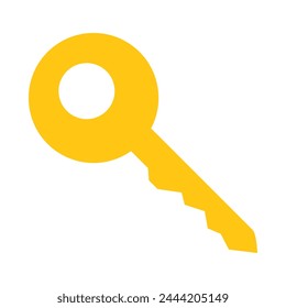 Key Vector Flat Icon Design