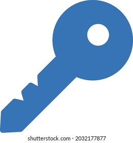 Schlüsselfarbensymbol einer Vektorgrafik