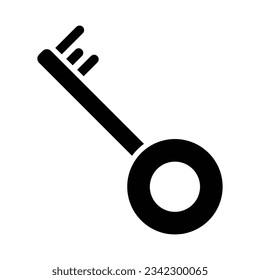 Key Vector Glyph Icon For Personal And Commercial Use.
