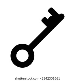 Key Vector Glyph Icon For Personal And Commercial Use.
