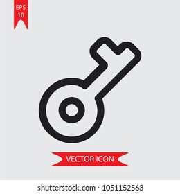 Key vector icon 