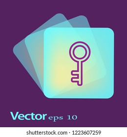 Key vector icon