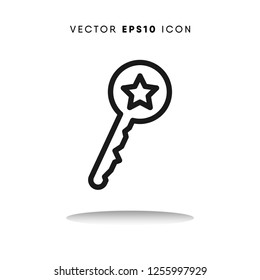 Key vector icon