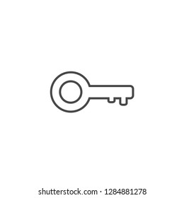 Key vector icon.