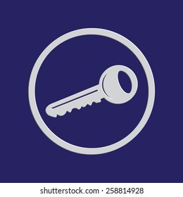 Key vector icon