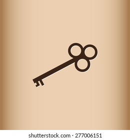 Key vector icon 