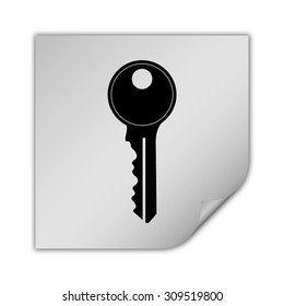 key vector icon