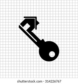  Key - vector icon