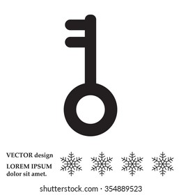 Key vector icon