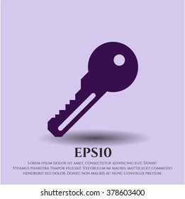 Key vector icon