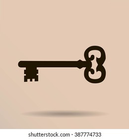 Key. Vector Icon