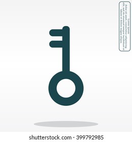 Key vector icon