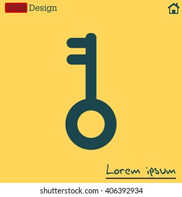 Key vector icon