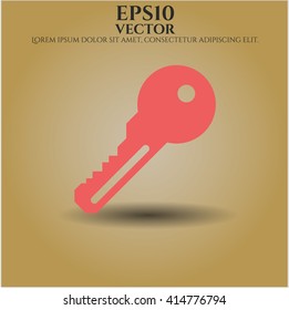 Key vector icon