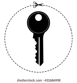 key vector icon