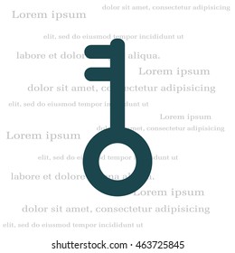 Key vector icon