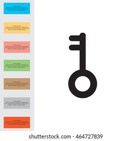 Key vector icon