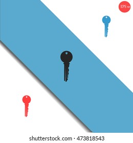 Key vector icon