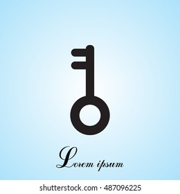 Key vector icon