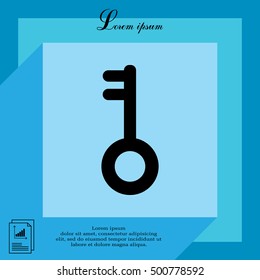 Key vector icon