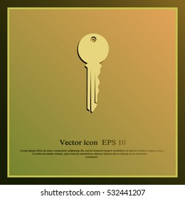 Key vector icon
