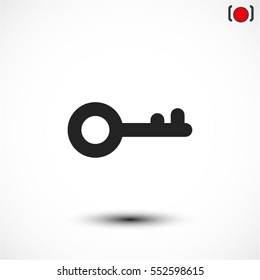 key vector icon