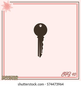 Key vector icon