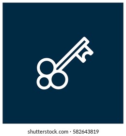 Key vector icon