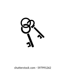 key vector icon