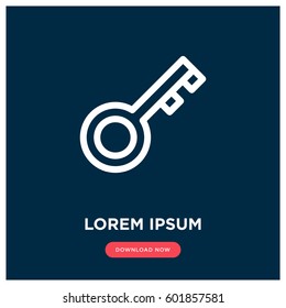 Key vector icon