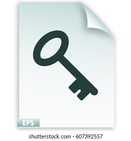 Key vector icon