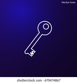 Key vector icon