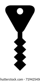 Key vector icon